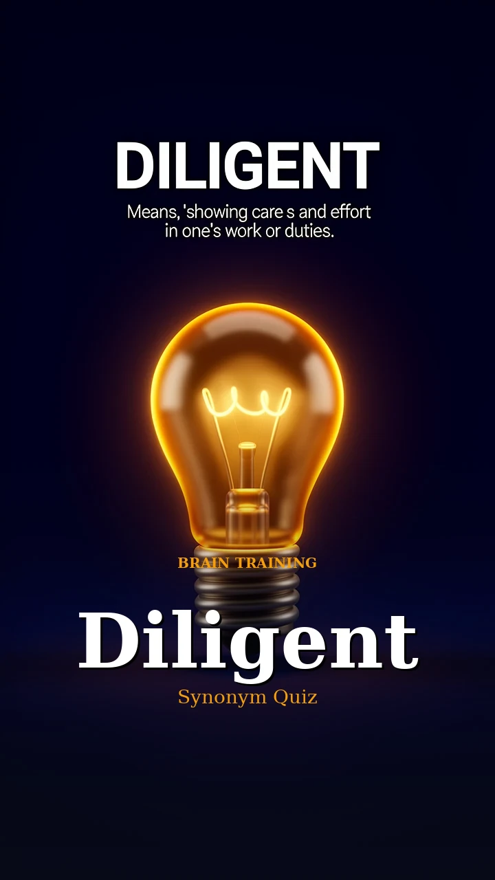 Diligent — Synonym Quiz