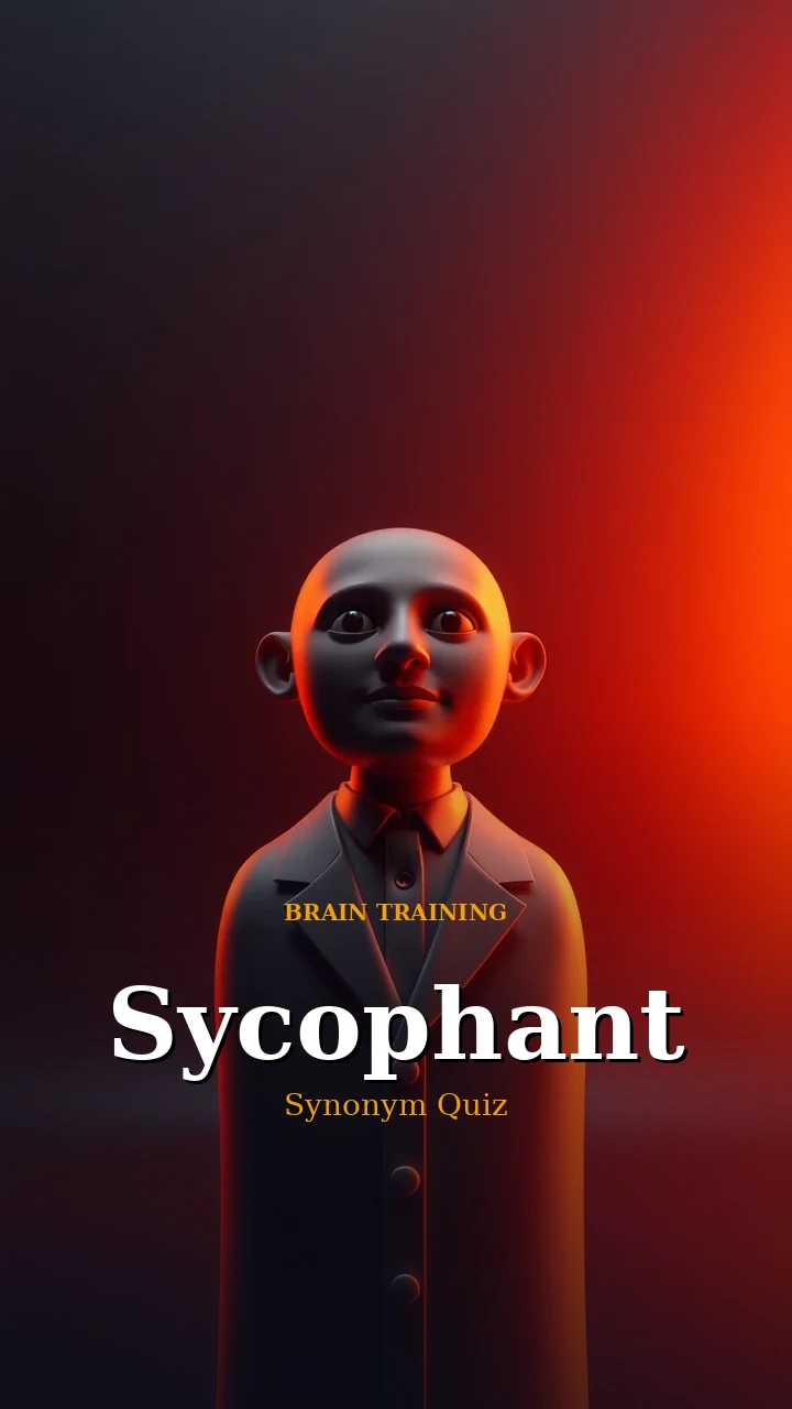 Sycophant — Synonym Quiz